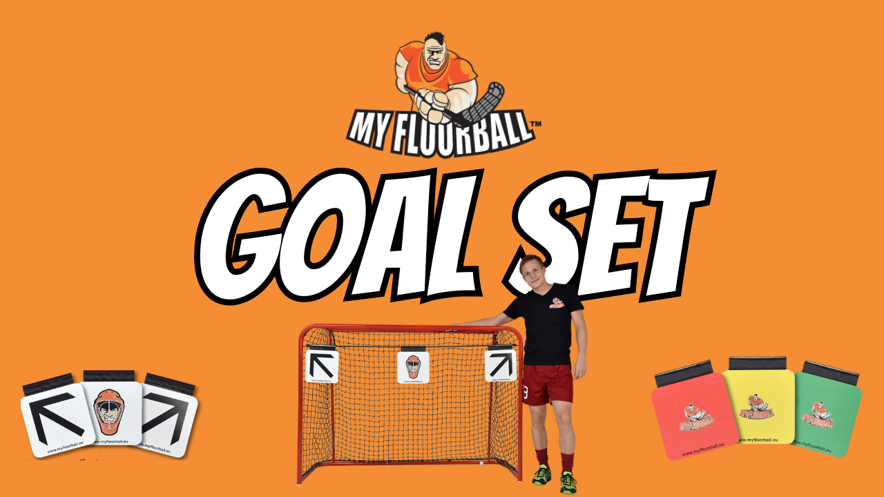 Improve your shooting skills together with My Floorball
